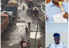 Senator David Umahi Inspects Critical Benin–Agbor–Asaba Road Amid Urgent Repairs