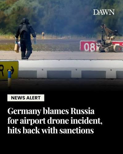 Germany blames Russia for drone attack on airport, announces countermeasures