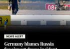 Germany blames Russia for drone attack on airport, announces countermeasures