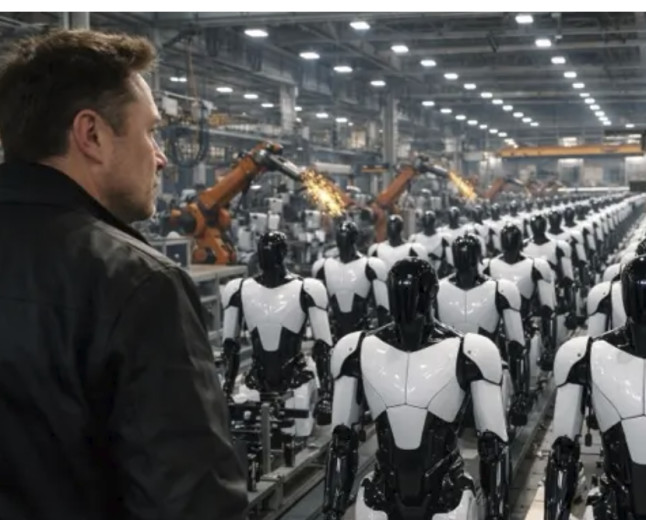 Elon Musk Predicts a Billion Humanoid Robots in a Decade