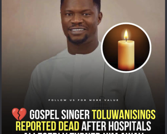 Nigerian Gospel Singer Toluwanisings Dies After Hospital Rejections in Ibadan